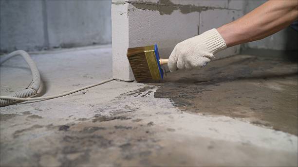 Crawl space vapor barrier installation in Winchester, IL